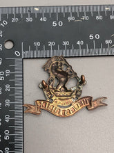 Load image into Gallery viewer, Original WW1 British Army Duke of Wellington&#39;s West Riding Regiment Cap Badge
