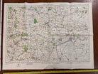 Original WW2 British Army GSGS OS Map of Great Britain - Goole & Pontefract - The Militaria Shop