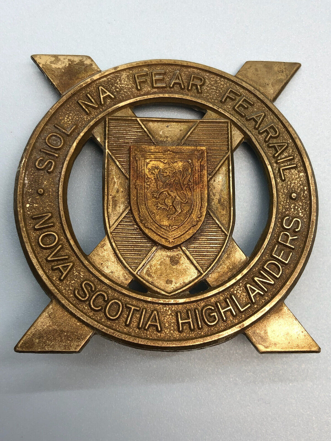 Genuine Canadian Army Nova Scotia Highlanders Cap Badge