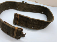 Load image into Gallery viewer, Original WW2 British Army Style Webbing Belt - Size 38&quot; Waist
