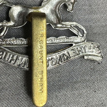 Load image into Gallery viewer, Original WW2 British Army Cap Badge - 3rd The King&#39;s Own Hussars
