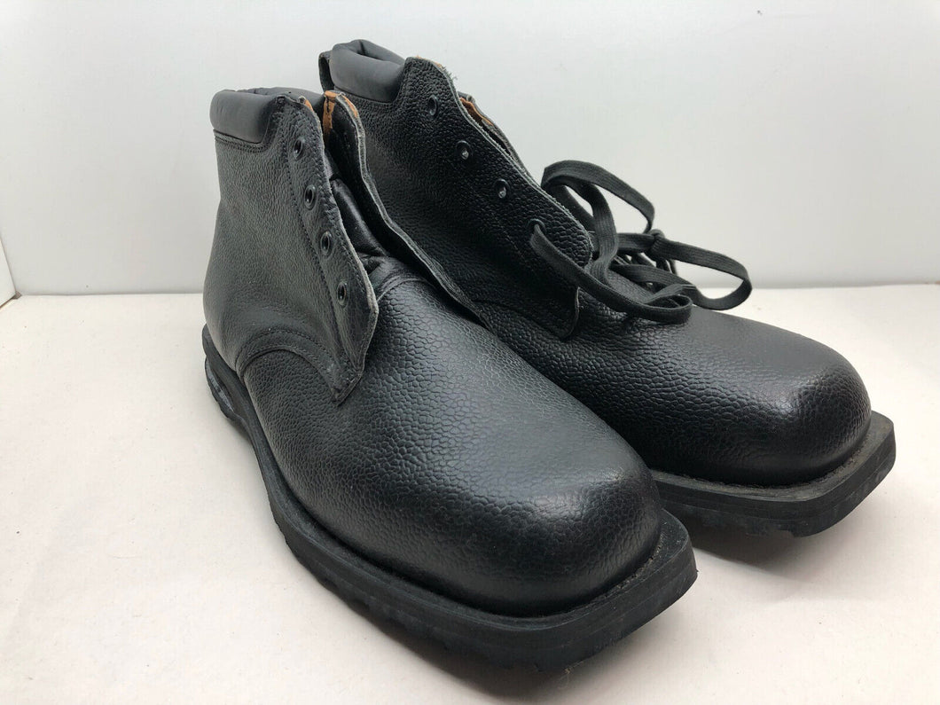 Genuine British Army Black Leather Combat Boots 1992 Size 9M