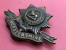 Load image into Gallery viewer, Original WW1 British Army Cap Badge - Worcestershire Regiment
