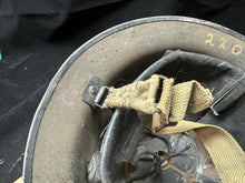 Load image into Gallery viewer, Original WW2 British Civil Defence Home Front Helmet &amp; Liner Set
