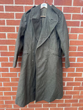 Load image into Gallery viewer, Original WW2 British Army Dismounted Greatcoat - 1940 Pattern - 1945 Dated - 39&quot;
