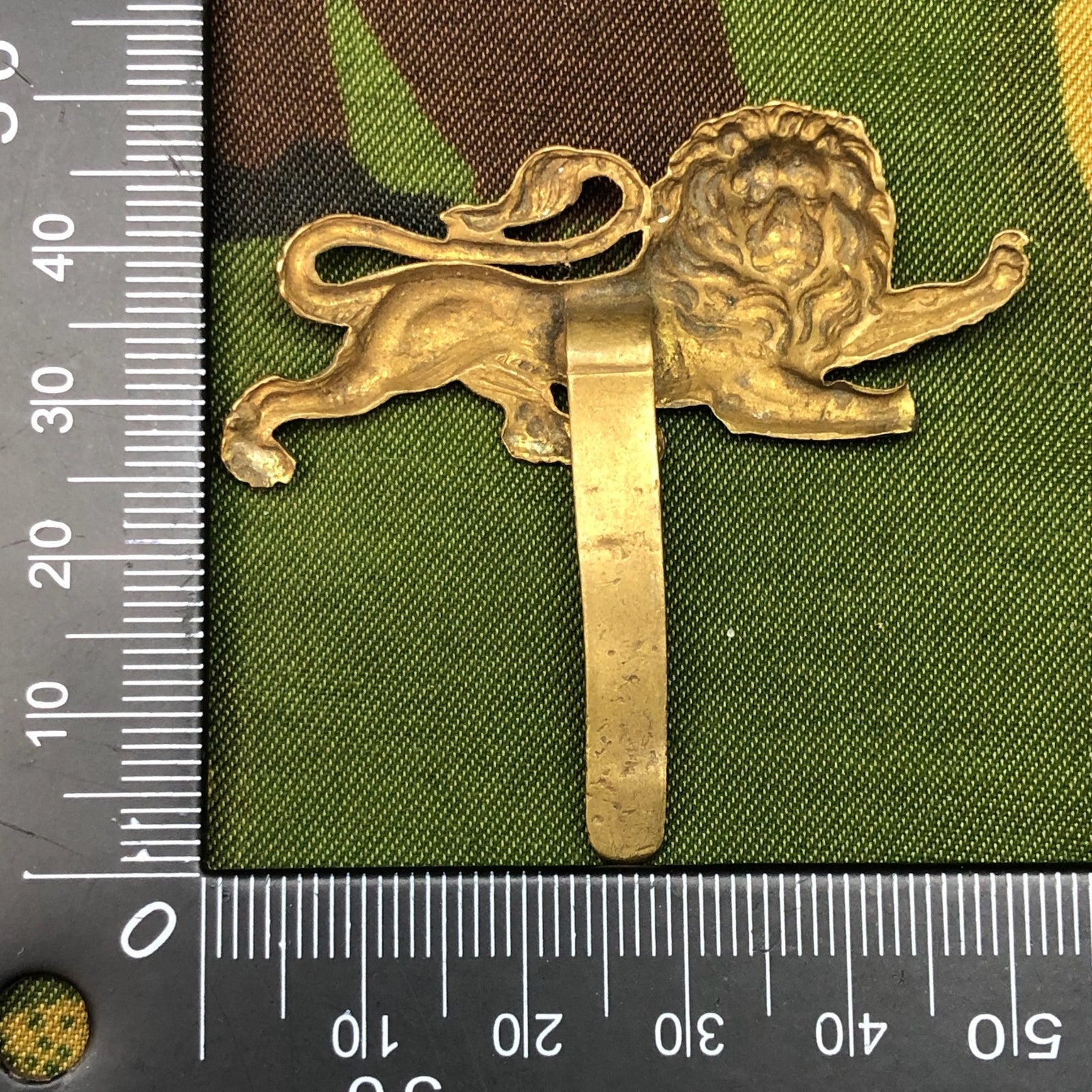 Original WW1 British Army Cap Badge - The Kings Own - The Militaria Shop