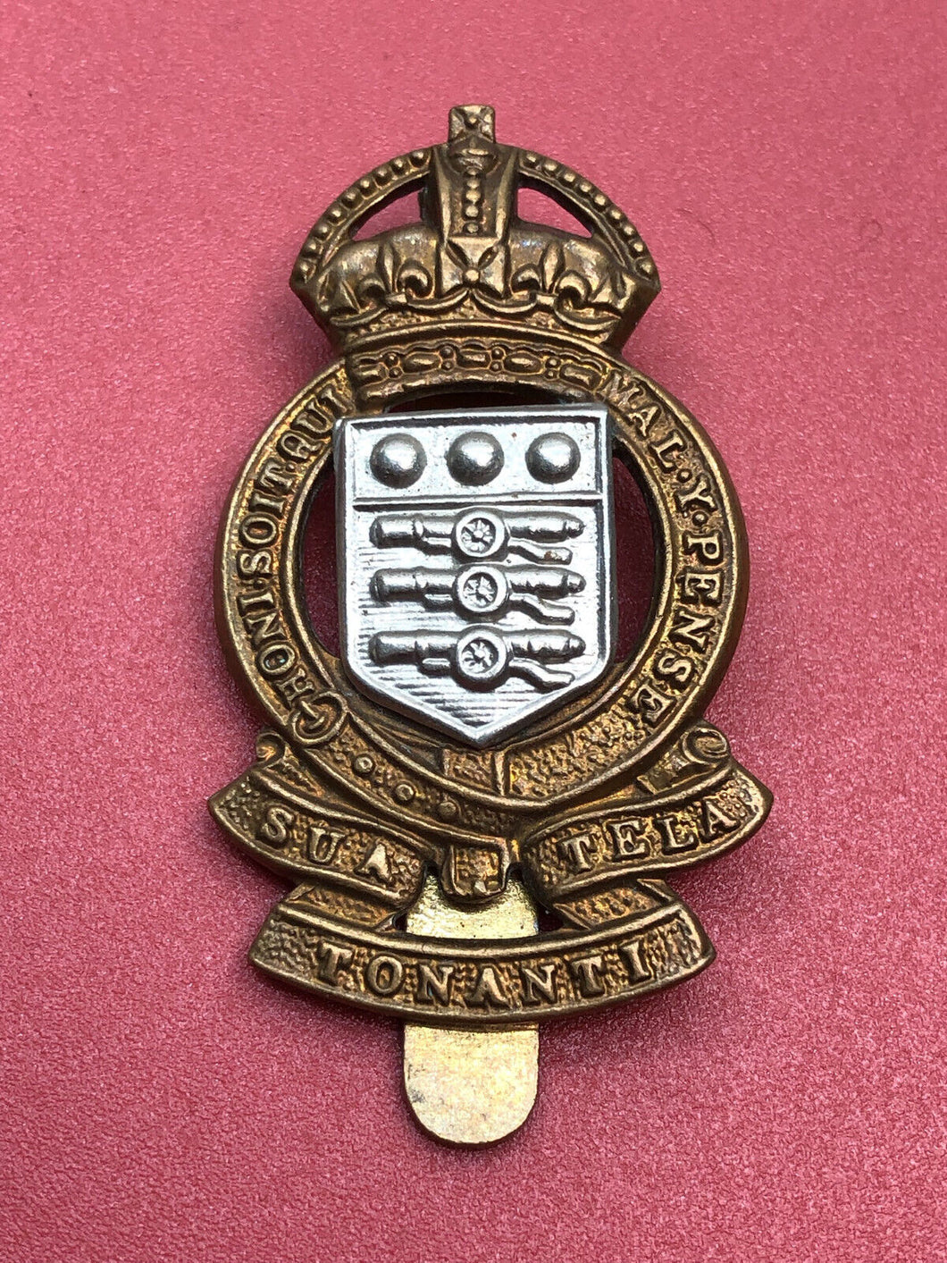 Original WW2 British Army Royal Army Ordnance Corps Cap Badge