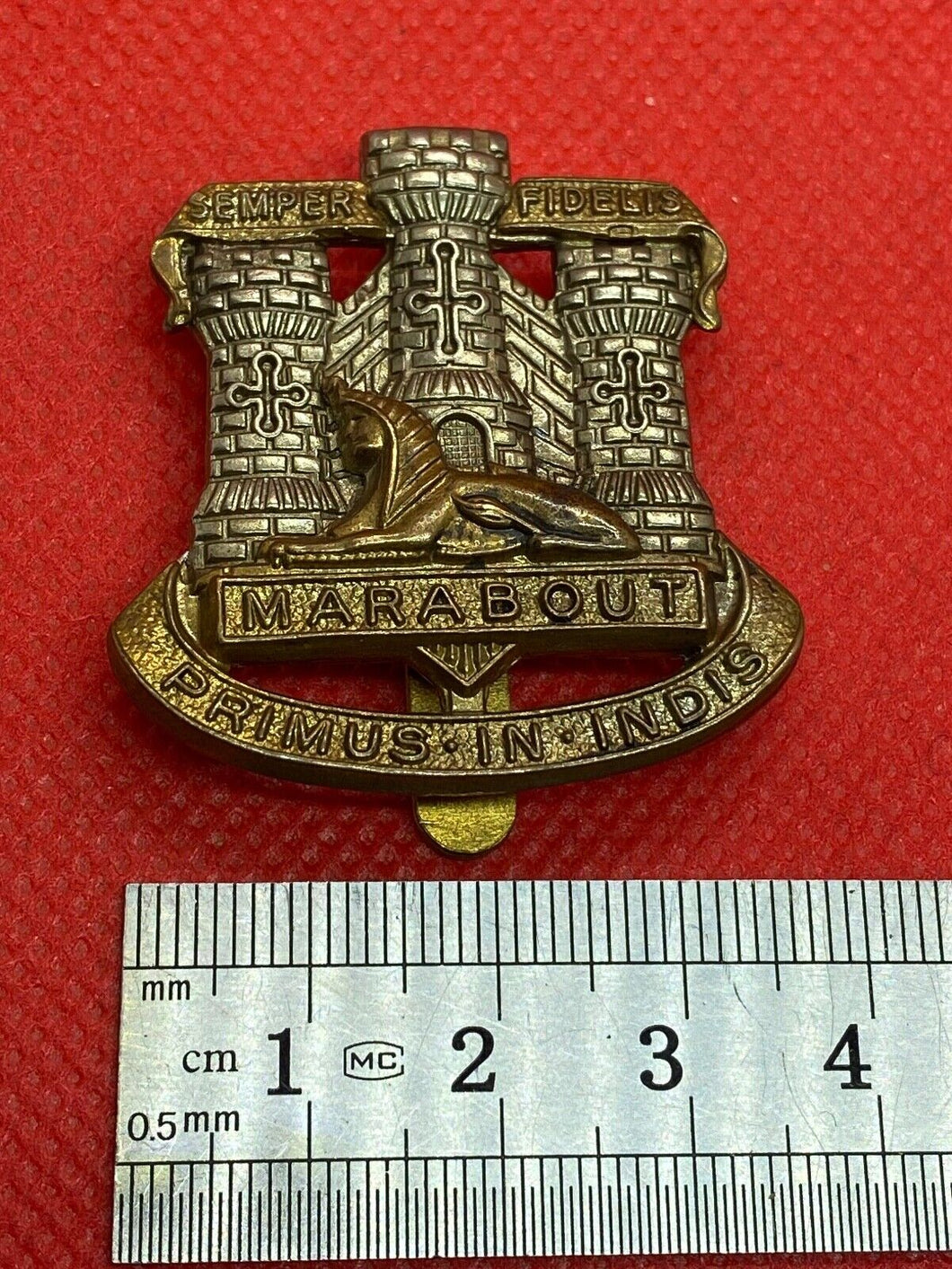 British Army DEVONSHIRE & DORSETSHIRE REGIMENT Cap Badge