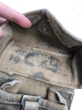 Load image into Gallery viewer, Original WW2 British Army 37 Pattern Bren Pouch - Used Condition
