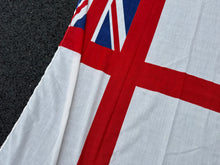 Load image into Gallery viewer, Large Size Original British Royal Navy White Ensign - WD Marked 1986 - Chatham
