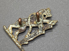 Load image into Gallery viewer, Original WW1 British Army The Warwickshire Yeomanry Collar Badge
