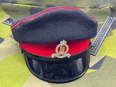 Original British Army Adjutant Generals Corps Woman's Peaked Cap - Size 51cm - The Militaria Shop