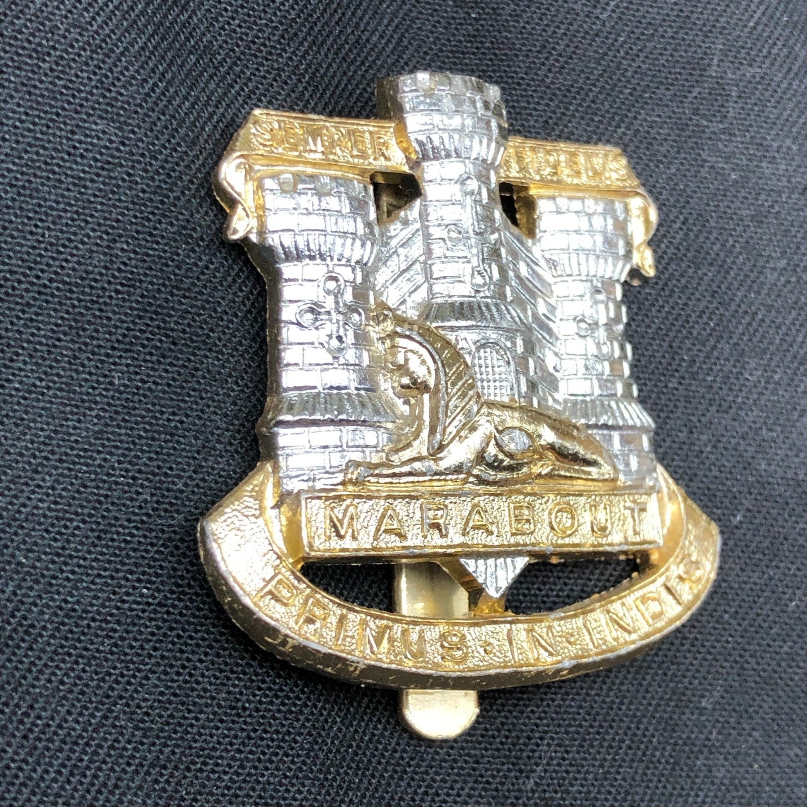 Original British Staybrite Army Cap - Dorset Regiment - The Militaria Shop