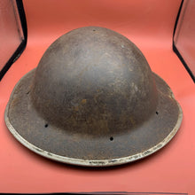 Load image into Gallery viewer, Original WW2 Mk2 British Army Brodie Combat Helmet
