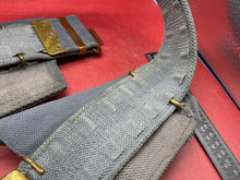 Load image into Gallery viewer, Original WW2 British Royal Air Force RAF Holster Belt and Ammo Pouch 1942 Dated

