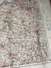 Load image into Gallery viewer, Original WW2 German Army Map of UK - Manchester / Liverpool / North West England
