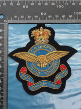 Load image into Gallery viewer, Canadian Bullion Embroidered Blazer Badge - Royal Canadian Airforce
