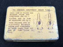 Lade das Bild in den Galerie-Viewer, Original WW2 British Army GSR Anti Gas Ointment No.2 Tin
