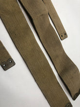 Load image into Gallery viewer, Original WW2 37 Patternn Webbing British Army L Strap Set - WW2 Dated
