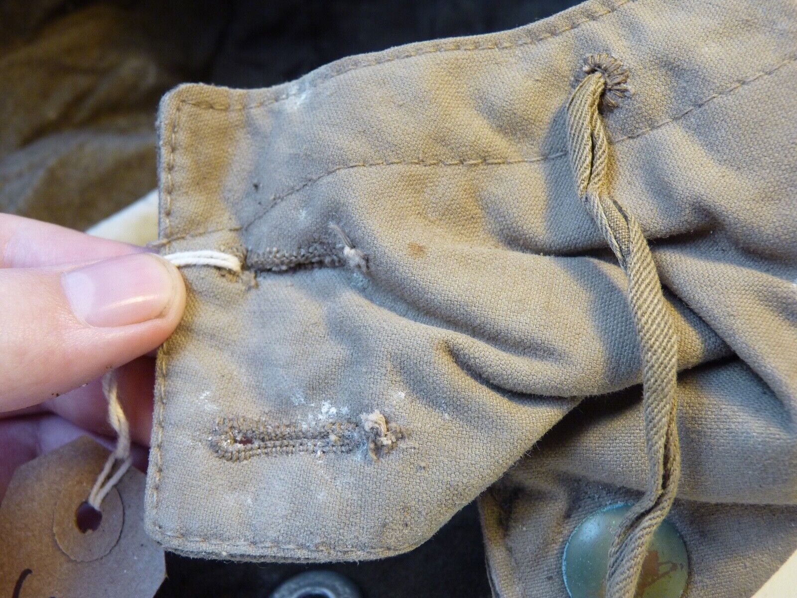Original WW2 Pattern British Army Pixie Tank Suit Hood - The Militaria Shop