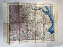 Charger l&#39;image dans la galerie, Original WW2 British Army / RAF Bases Map - North Midlands &amp; Lincolnshire
