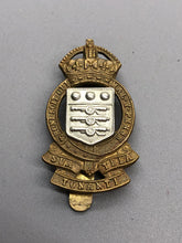 Load image into Gallery viewer, Original British Army WW2 RAOC Royal Army Ordnance Corps Cap Badge
