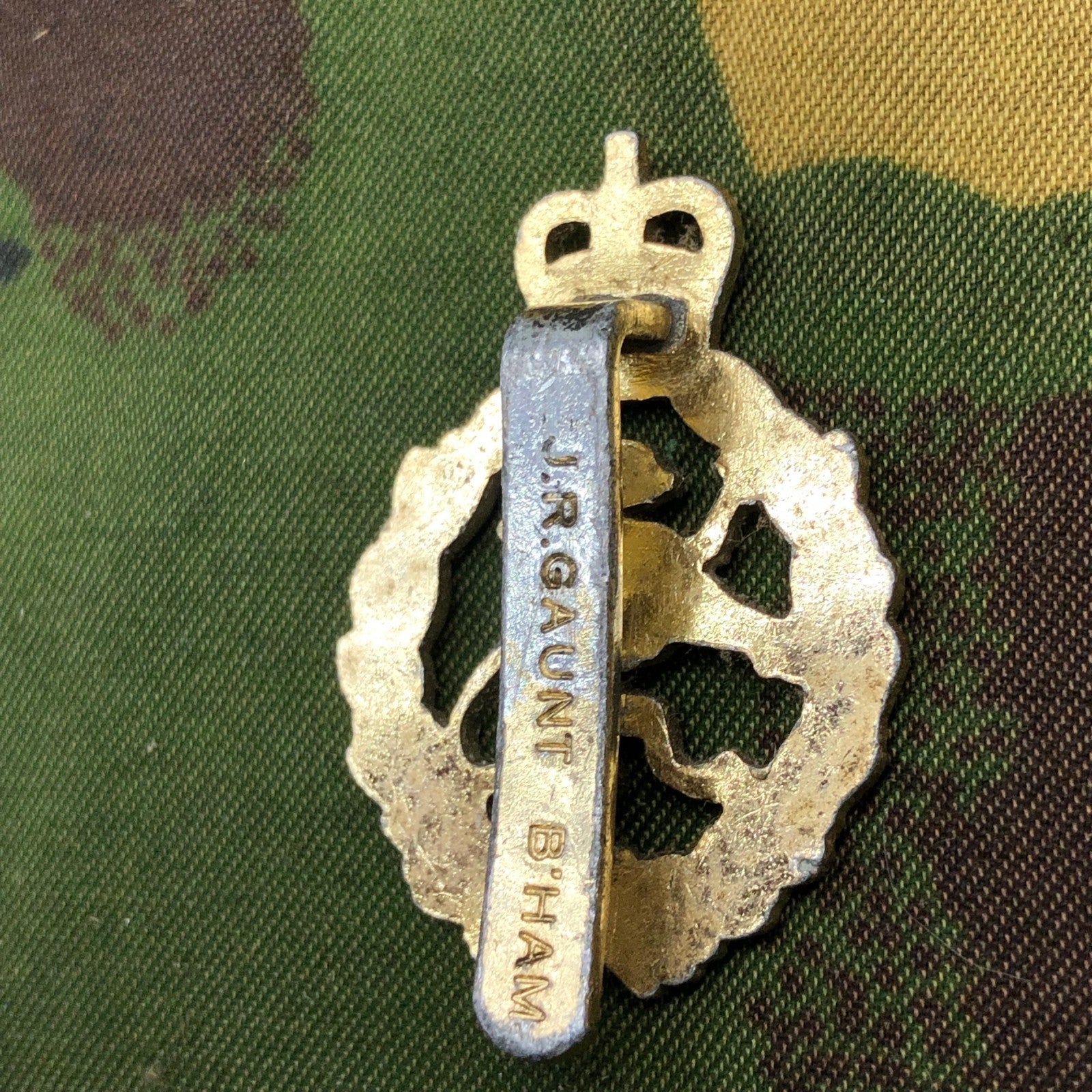 Original British Staybrite Army Cap Badge - Women's Royal Army Corps - The Militaria Shop