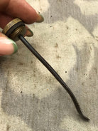Original WW1 British Army SMLE Enfield Brass Oil Bottle - EFD Marked - The Militaria Shop