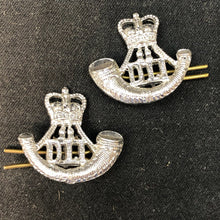 Charger l&#39;image dans la galerie, Original British Collar Badge Pair - Durham Light Infantry - The Militaria Shop
