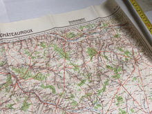 Load image into Gallery viewer, Original WW2 German Army Map of France - Châteauroux
