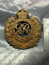 Load image into Gallery viewer, Original WW2 British Army GVI Royal Engineers Cap Badge Made into a Brooch
