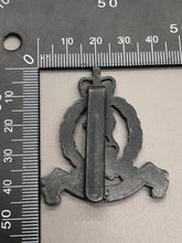 Load image into Gallery viewer, Genuine British Army Adjutant General&#39;s Corps Blackened Combat Cap Badge
