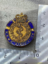 Load image into Gallery viewer, Original British Army - Royal Army Medical Corps Association Lapel Badge
