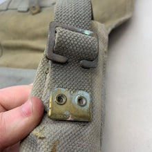 Load image into Gallery viewer, Original British Army / RAF Small Pack &amp; Shoulder Strap Set - WW2 37 Pattern
