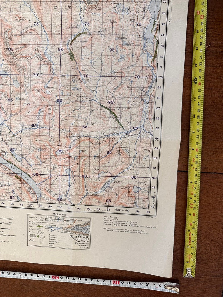 Original WW2 British Army GSGS Map of Scotland - Cape Wrath - The Militaria Shop