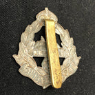 Genuine WW2 British Army Brass Cap Badge - East Lancashire Regiment - The Militaria Shop