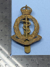 Load image into Gallery viewer, Original WW1 / WW2 British Army Royal Army Medical Corps Cap Badge
