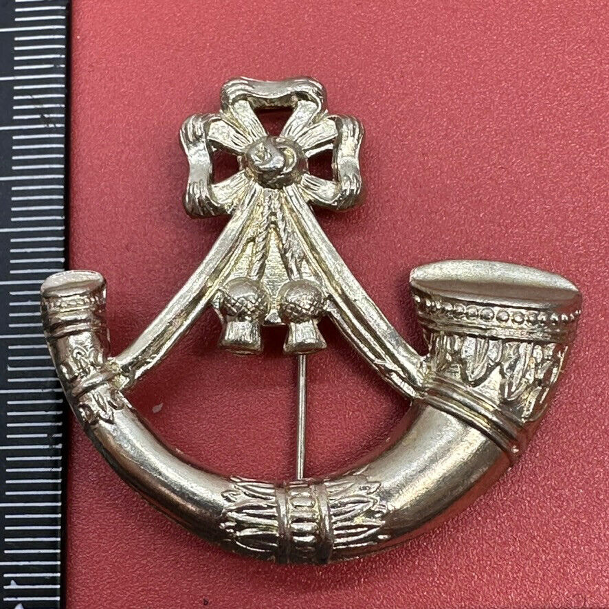 Genuine British Army Light Infantry Regiment Cap Badge - Brooched / Sweetheart