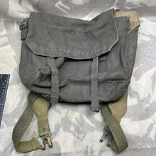 Load image into Gallery viewer, Original WW2 British Army / RAF 37 Pattern Webbing Small Pack &amp; L Straps Set
