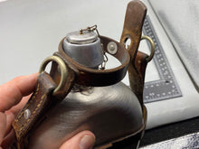 Load image into Gallery viewer, Interesting Swiss Army Medics Water Bottle with Leather Straps
