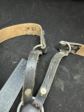 Load image into Gallery viewer, Original German Army WW2 Style Solider Equipment Leather Y Straps
