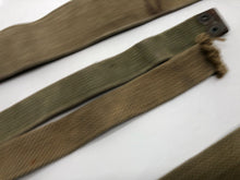 Charger l&#39;image dans la galerie, Original WW2 British Army 37 Pattern Canvass L Straps Set
