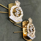 Genuine British Army RAMC Royal Army Medical Corps Collar Badges Pair - The Militaria Shop