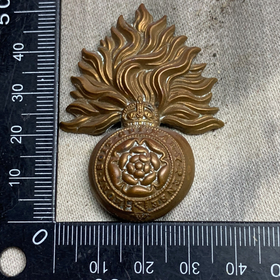 Original WW2 British Army Royal Fusiliers Cap Badge