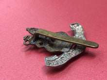 Load image into Gallery viewer, Original WW2 British Army Kings Crown Cap Badge - The Royal Dragoons Regiment
