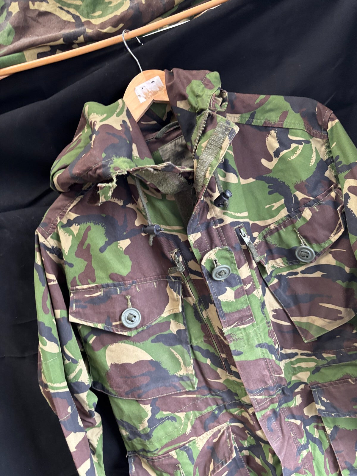 British Army DPM Camouflaged jacket Smock Windproof -Size 160/88 - The Militaria Shop
