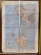 Original WW2 British Army GSGS Map of Scotland - Cuillins, Rhum & Canna - The Militaria Shop
