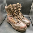 British Army Surplus Brown Leather Bates Male Combat Patrol Boots - Size UK 6 M - The Militaria Shop