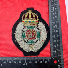 Load image into Gallery viewer, British Army Bullion Embroidered Blazer Badge - Rifle Brigade
