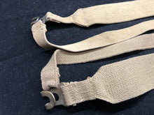 Load image into Gallery viewer, Original WW2 British Army 37 Pattern Khaki L-Straps Webbing - Wartime Dated
